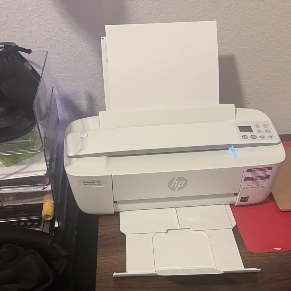 HP Compact White Printer